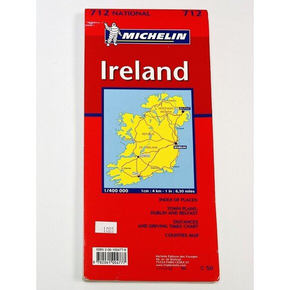 2006 Michelin Travel Tourism Tourist Transportation Street Fold-Out MAP #712 - Picture 1 of 6